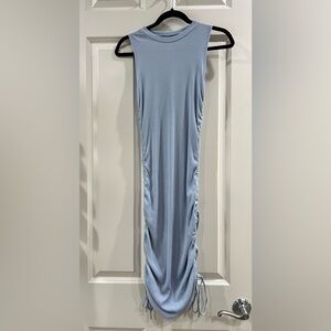 Mahina side-ruched sleeveless dress size medium